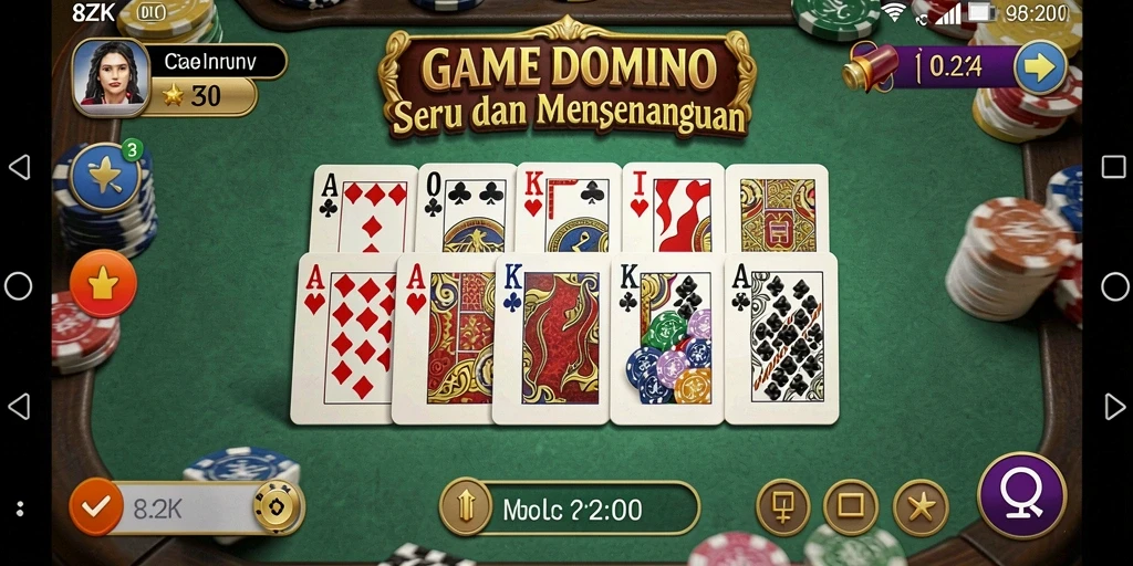 Tampilan gameplay seru dan grafis menarik dalam 8ZK.