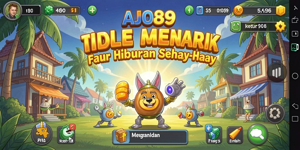 Tampilan gameplay AJO89 yang menarik dan santai.