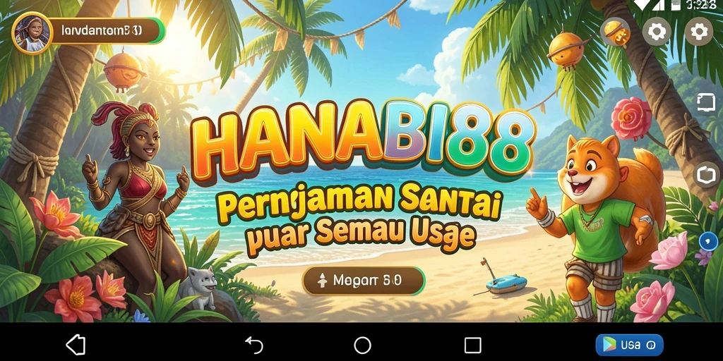 Screenshot gameplay HANABI88 yang menampilkan pengalaman bermain santai.