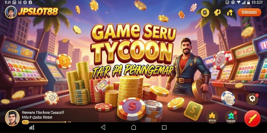 Tampilan gameplay seru dalam JPSLOT88 dengan berbagai mesin slot.
