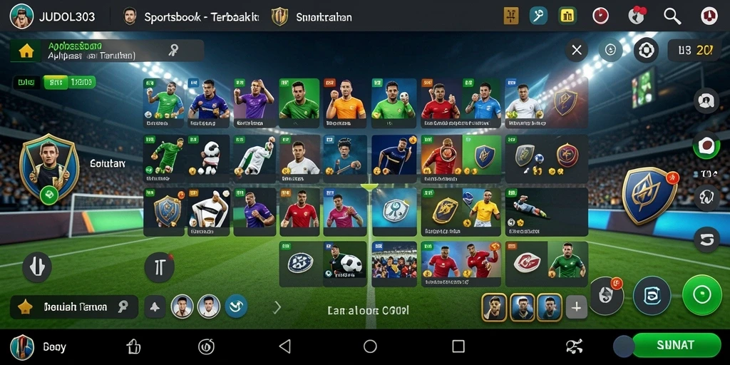 Tampilan seru dan menarik dari gameplay Sportsbook JUDOL303.