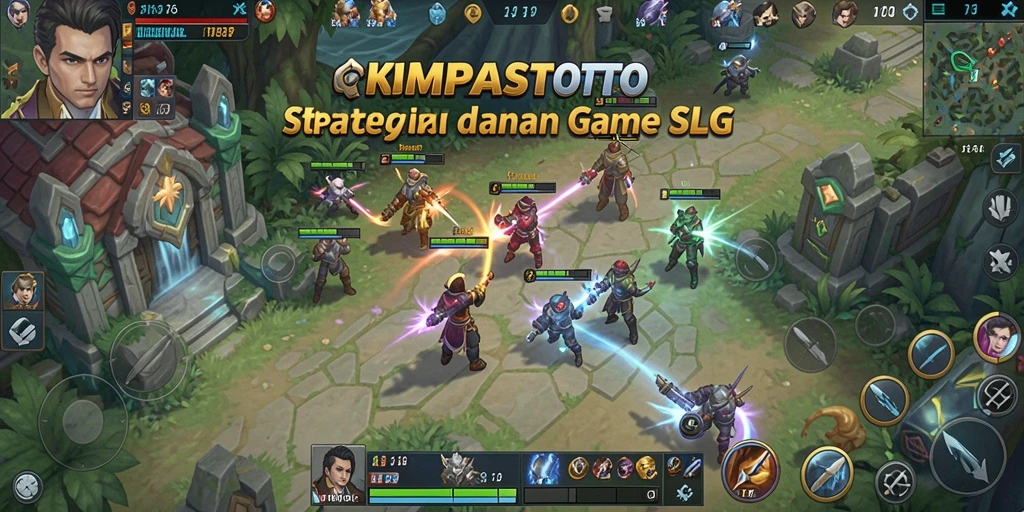 Tampilan gameplay KOMPASTOTO yang memukau dan strategis.
