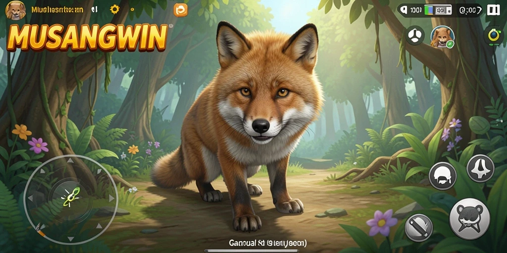 Tampilan menarik dari gameplay MUSANGWIN yang mengasyikkan.