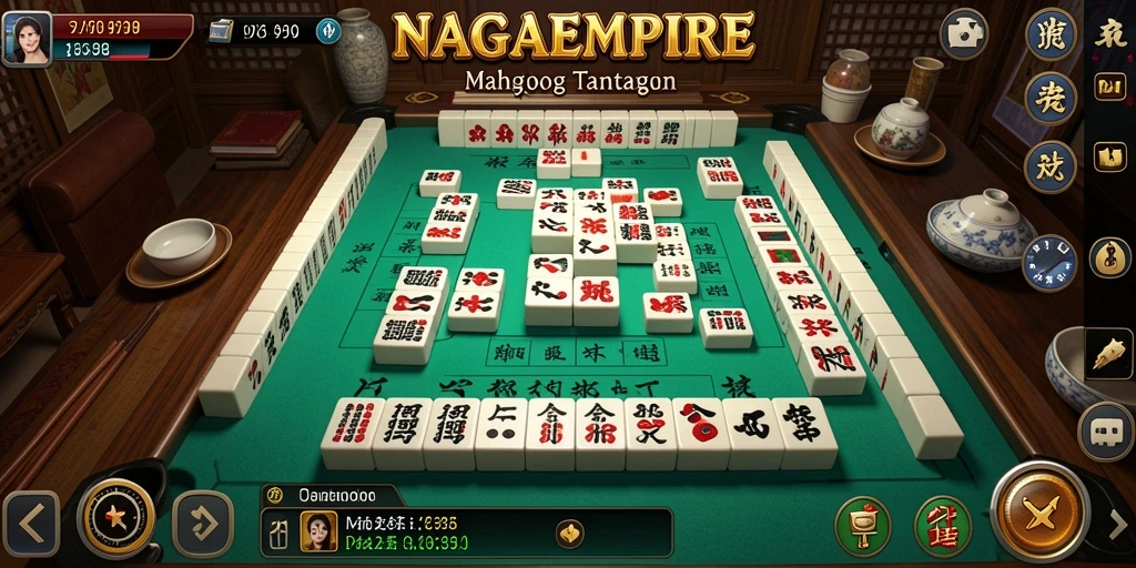 Tampilan gameplay NAGAEMPIRE yang menarik dan menantang.