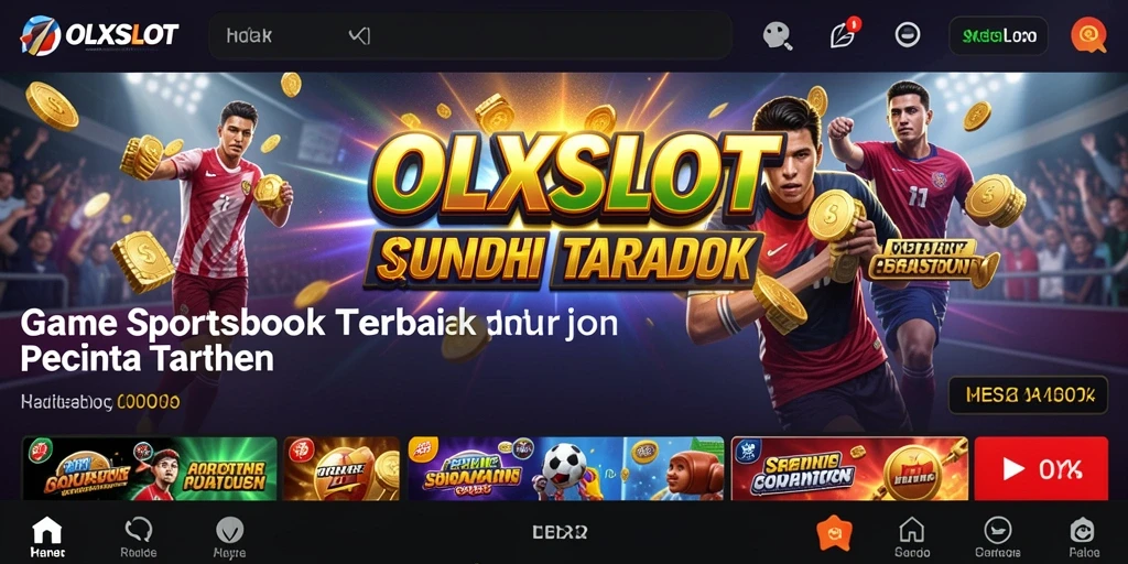 Tampilan antarmuka OLXSLOT yang menarik untuk taruhan olahraga.