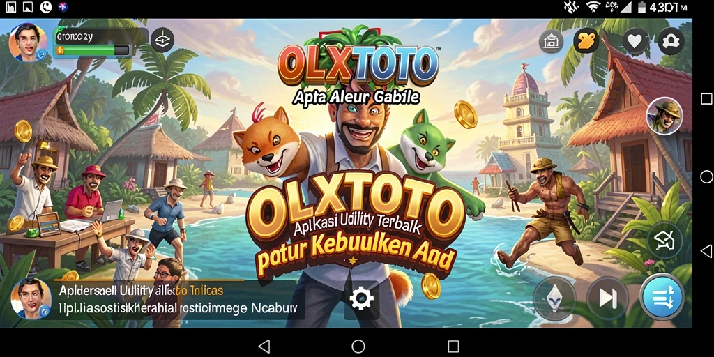 Screenshot OLXTOTO menampilkan postur antarmuka utama aplikasi Utility.