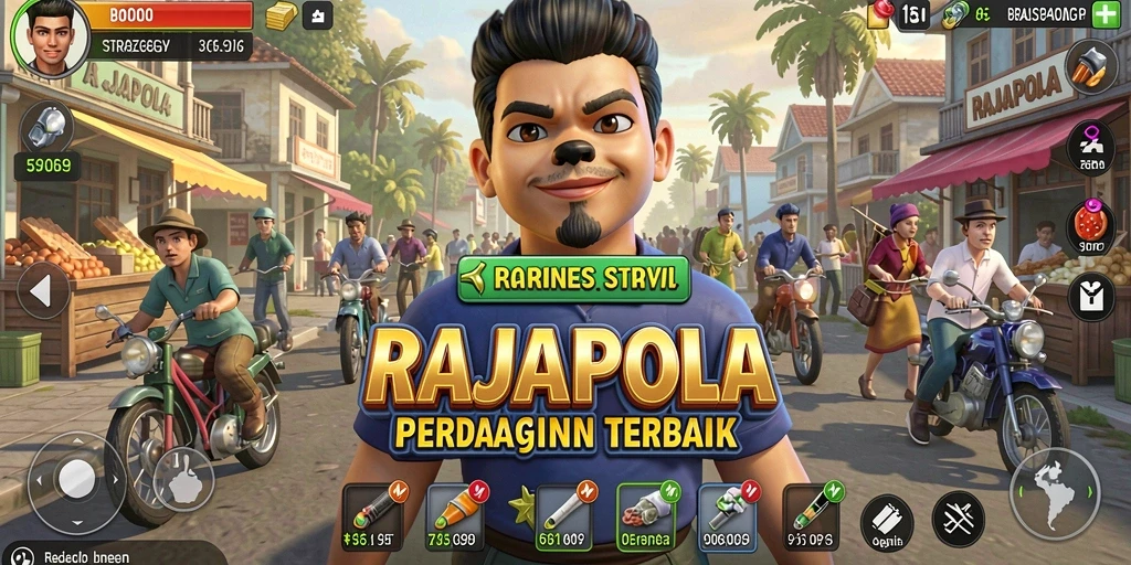 Tangkapan layar gameplay RAJAPOLA yang menarik dan mendebarkan.