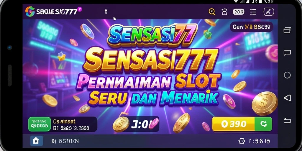 Screenshot gameplay SENSASI777 yang menarik dan penuh warna.