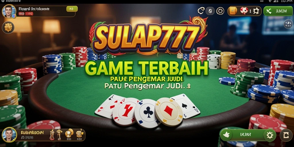 Tampilan gameplay Poker yang seru di SULAP777